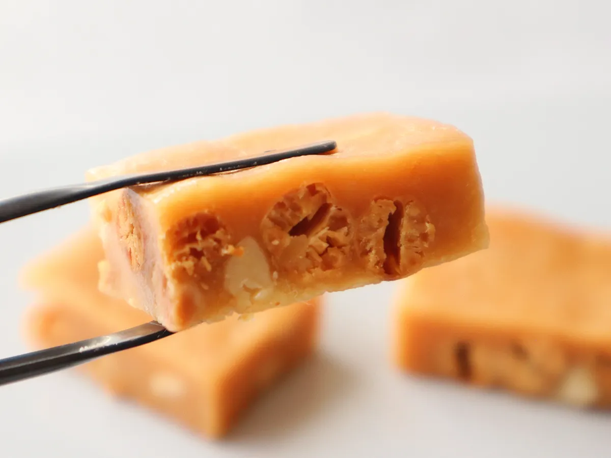 六花亭マルセイキャラメルカリカリ食感と滑らかな口どけ