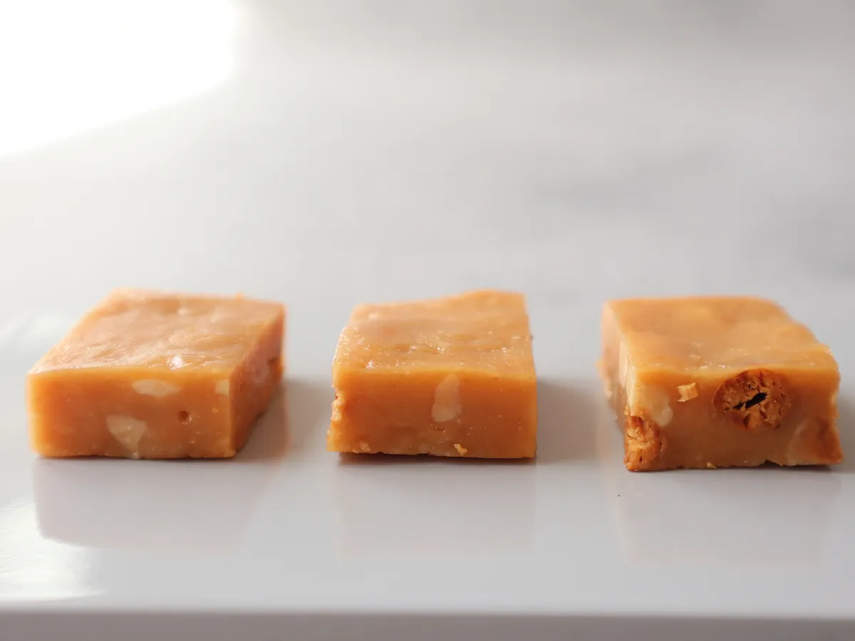 六花亭マルセイキャラメルの見た目とサイズ感