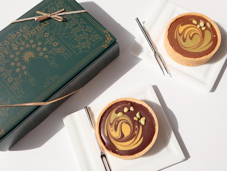 ロイスダール タルト・オ・ドバイ カダイフとピスタチオのショコラタルト