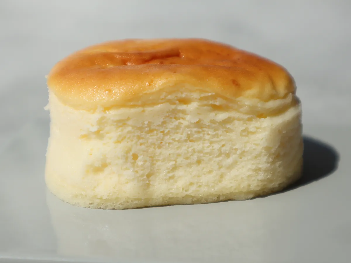 ふらのチーズケーキの高さ